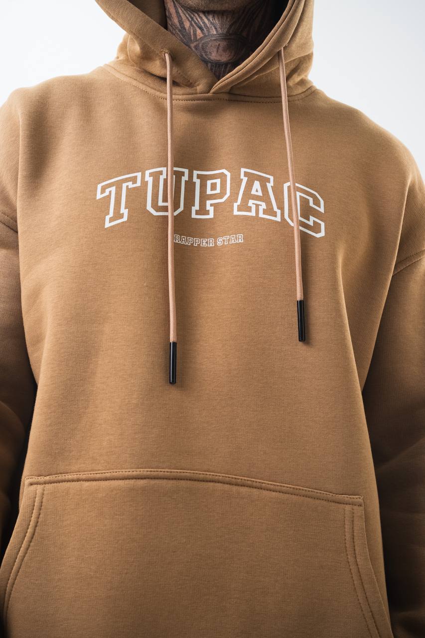 Tupac "Rapper Star" Graphic Unisex Oversized Hoodie Withinblack