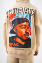 Tupac "Rapper Star" Graphic Unisex Oversized Hoodie Withinblack