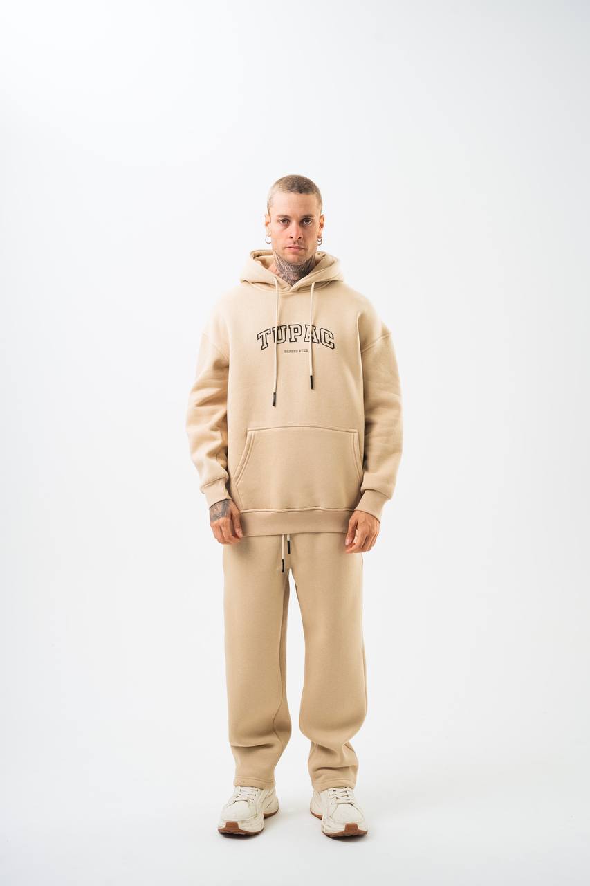 Tupac "Rapper Star" Graphic Unisex Oversized Hoodie Withinblack