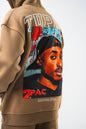 Tupac "Rapper Star" Graphic Unisex Oversized Hoodie Withinblack