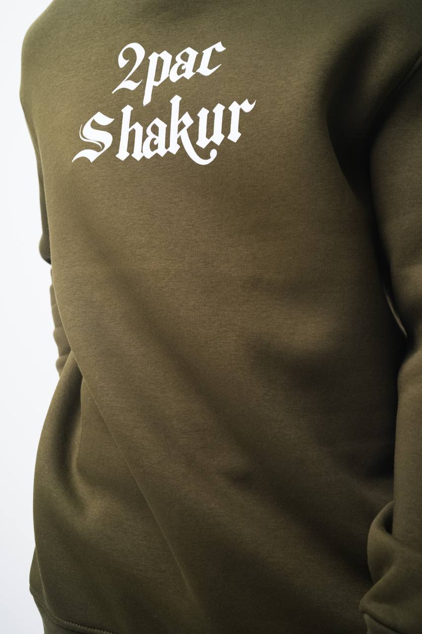 Tupac Shakur Oversized Sweatshirt: Iconic Legend Graphic Withinblack