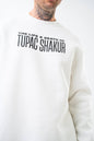 Tupac Shakur Oversized Sweatshirt: The Life & Death Graphic Withinblack