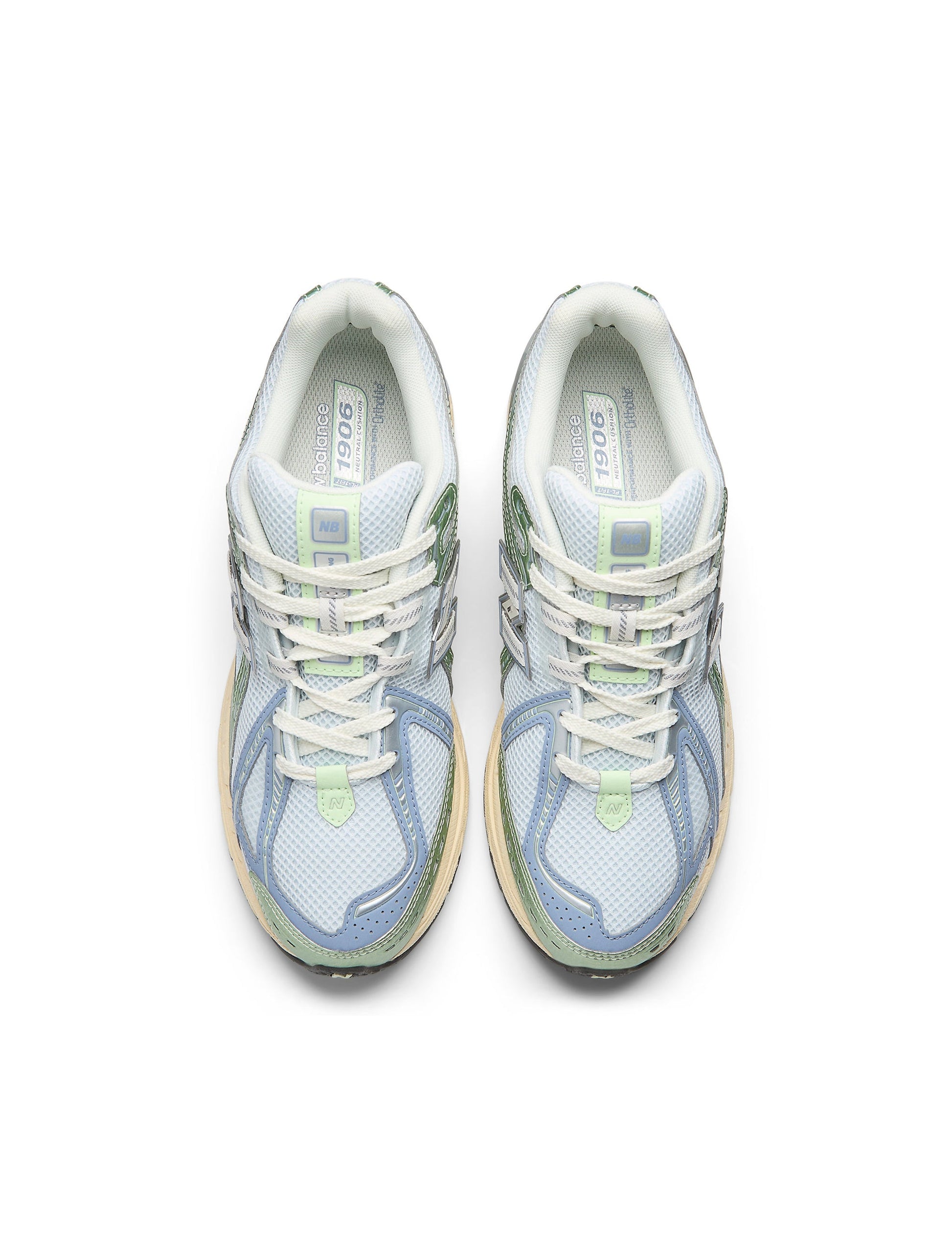 New Balance Womens 1906 Sneakers - Metallic Green Denim Exchange