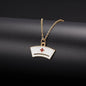 Heart Nurse Cap Doctor Necklaces Medical Equipment Stethoscope Syringe Pendant Hospital Style Jewelry