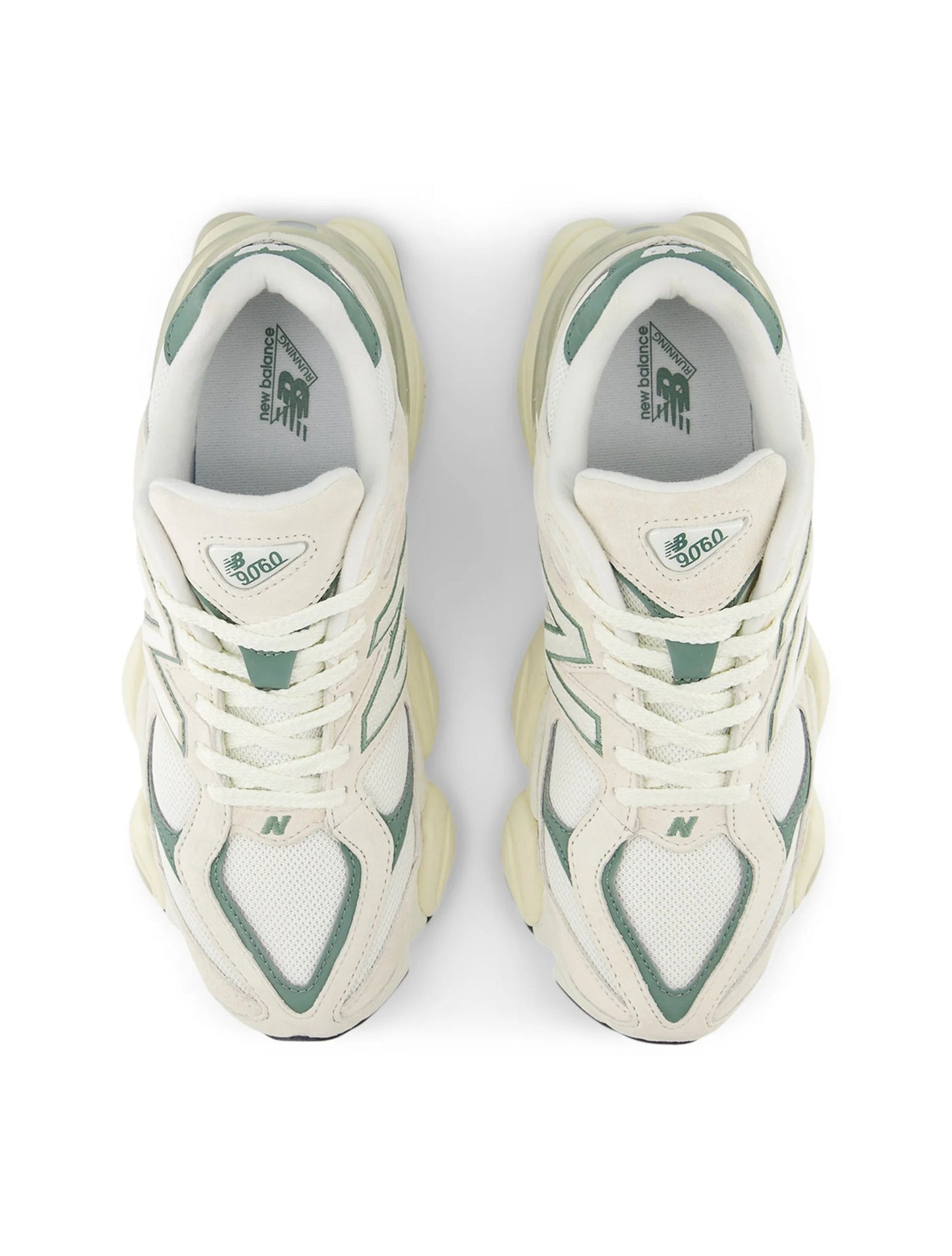 New Balance Mens 9060 Lifestyle Shoes  - Beige/Green Denim Exchange
