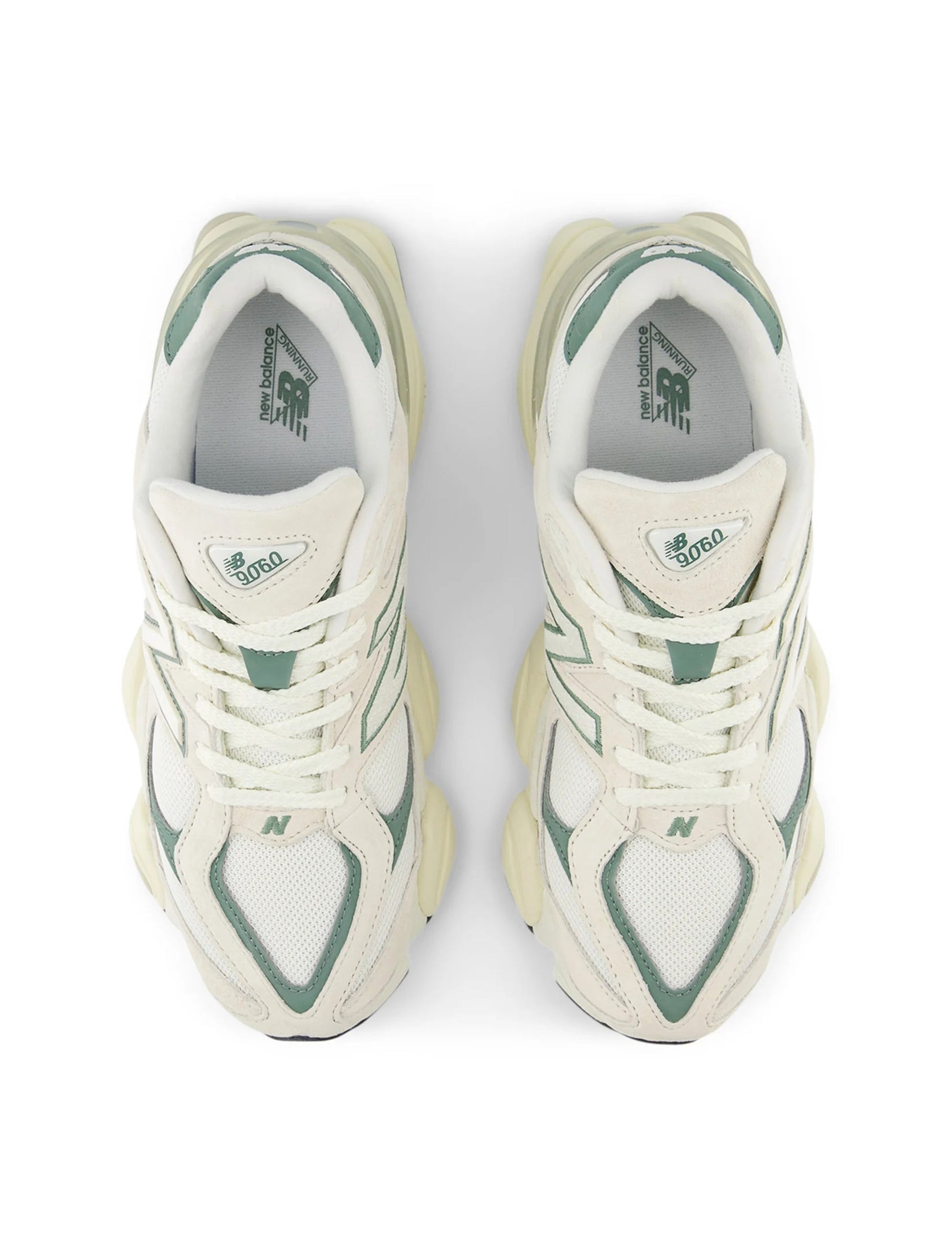 New Balance Mens 9060 Lifestyle Shoes  - Beige/Green Denim Exchange