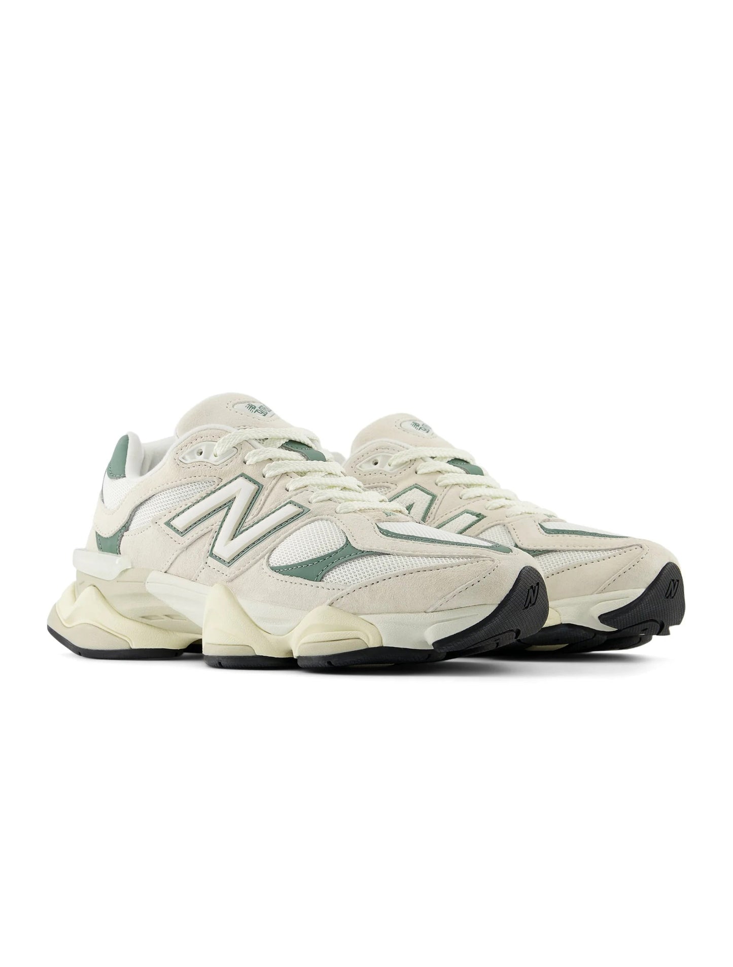 New Balance Mens 9060 Lifestyle Shoes  - Beige/Green Denim Exchange
