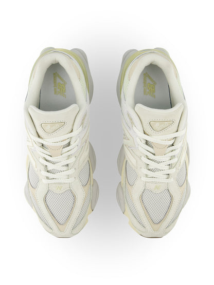 New Balance Mens 9060 Lifestyle Shoes  - White/Yellow Denim Exchange