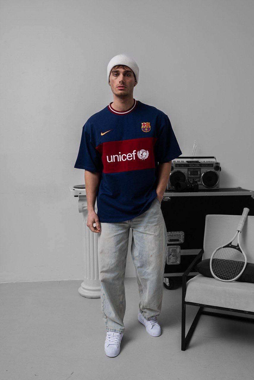FC Barcelona UNICEFT-Shirt - Support Children's Rights - Charity Tee Withinblack