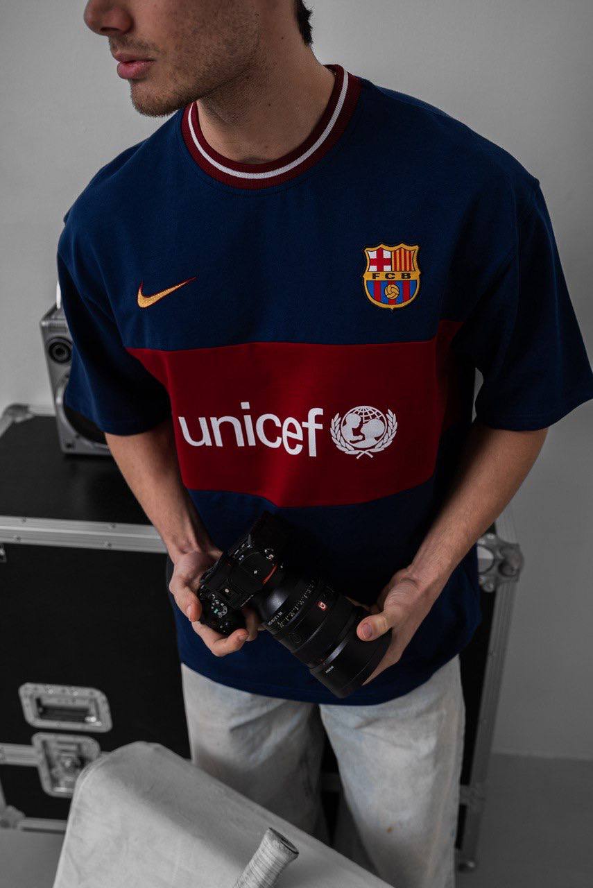 FC Barcelona UNICEFT-Shirt - Support Children's Rights - Charity Tee Withinblack