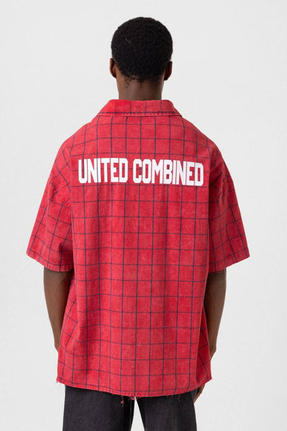 UNITED COMBINED Front Graphic Tee - Unique Design T-Shirt - Casual Statement Top Withinblack