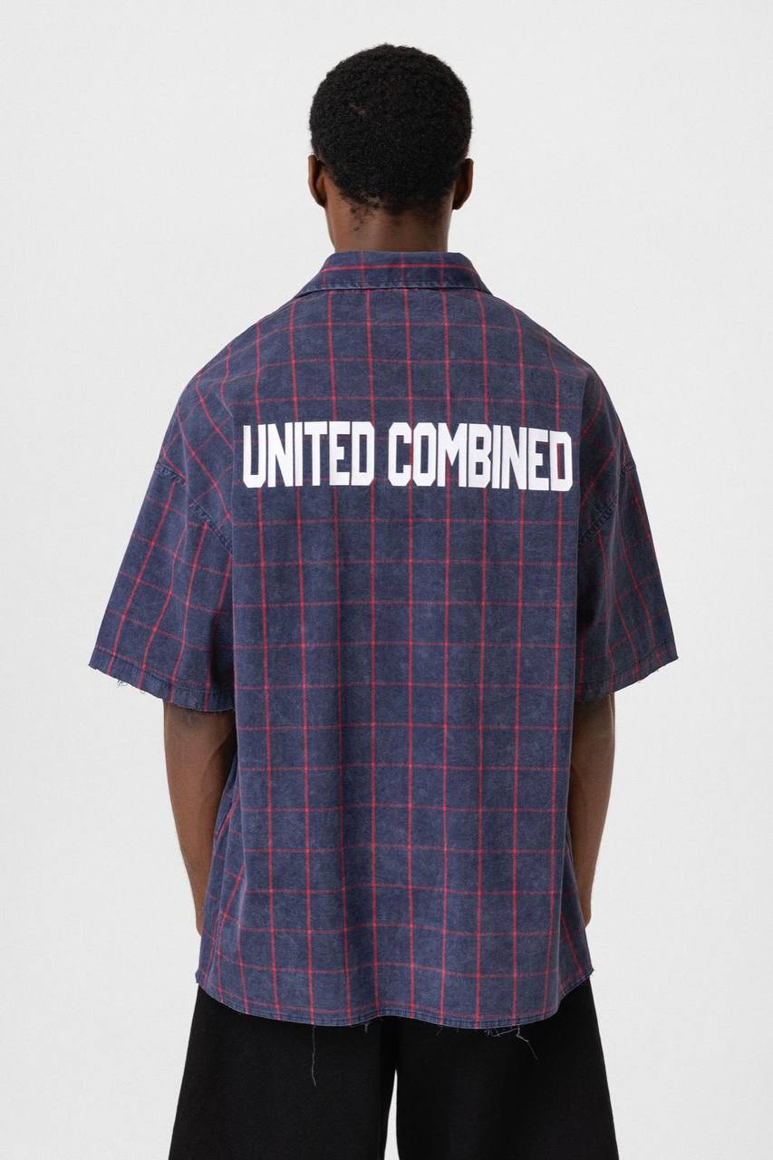 UNITED COMBINED Front Graphic Tee - Unique Design T-Shirt - Casual Statement Top Withinblack
