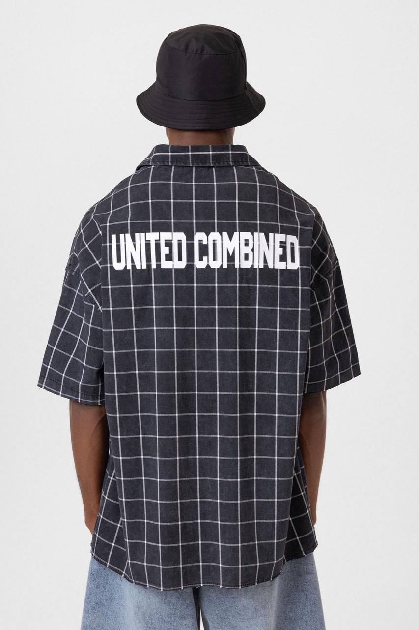 UNITED COMBINED Front Graphic Tee - Unique Design T-Shirt - Casual Statement Top Withinblack