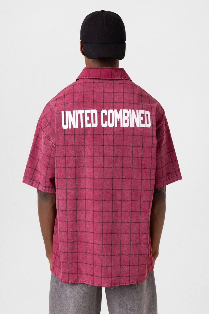 UNITED COMBINED Front Graphic Tee - Unique Design T-Shirt - Casual Statement Top Withinblack