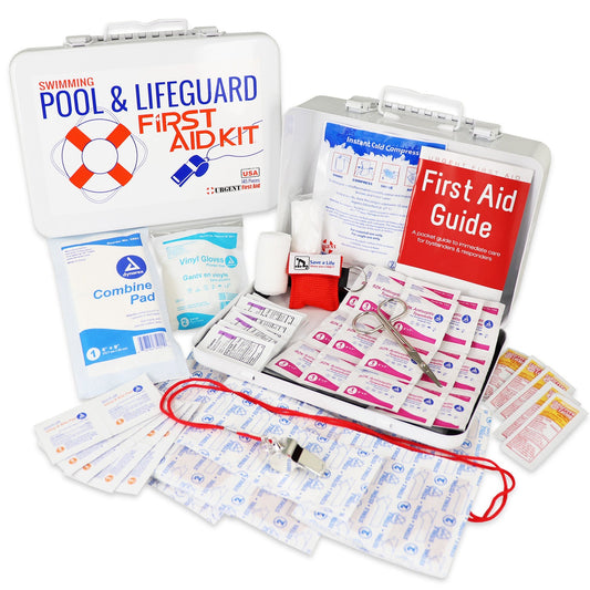 Swimming Pool & Lifeguard First Aid Kit - Metal quakekits.com