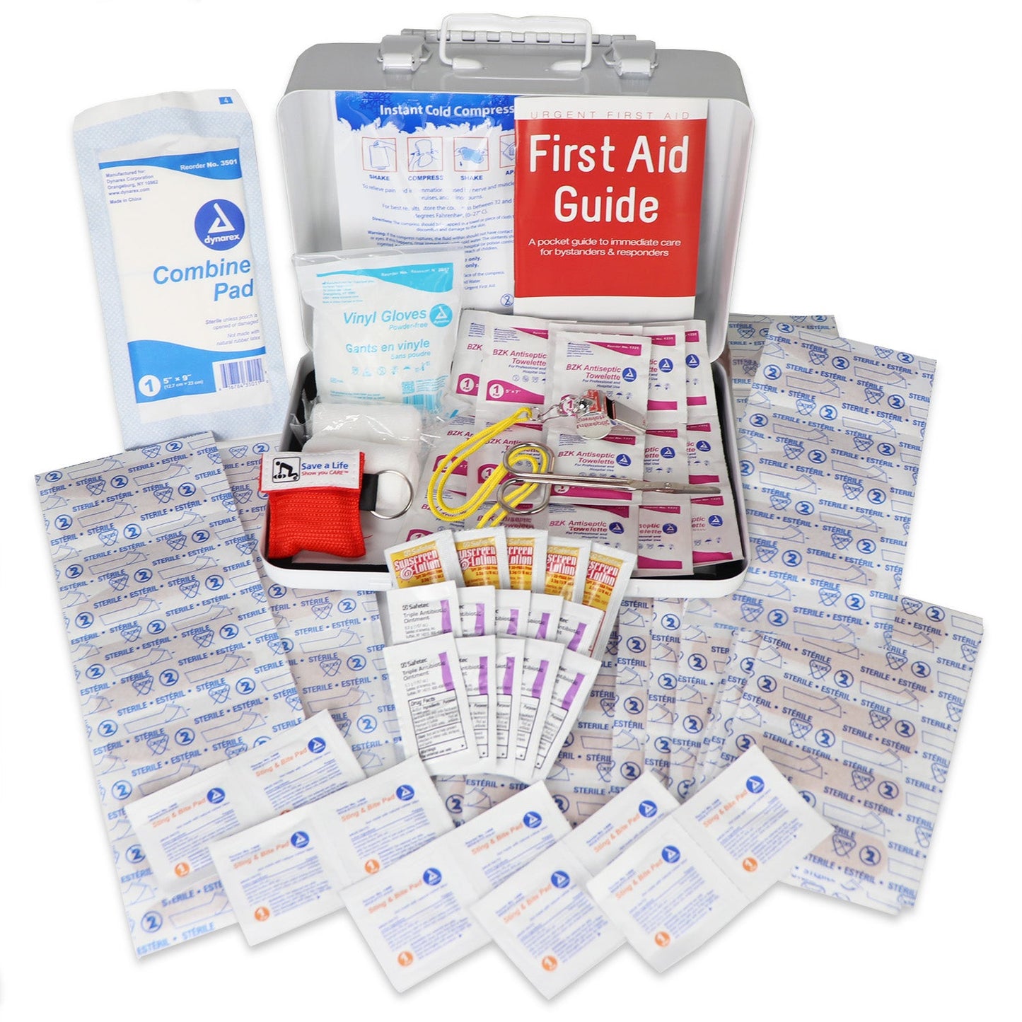 Swimming Pool & Lifeguard First Aid Kit - Metal quakekits.com