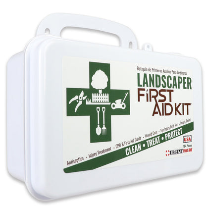 Landscaper's First Aid Kit - 10 Unit - 103 Piece - Plastic Case quakekits.com