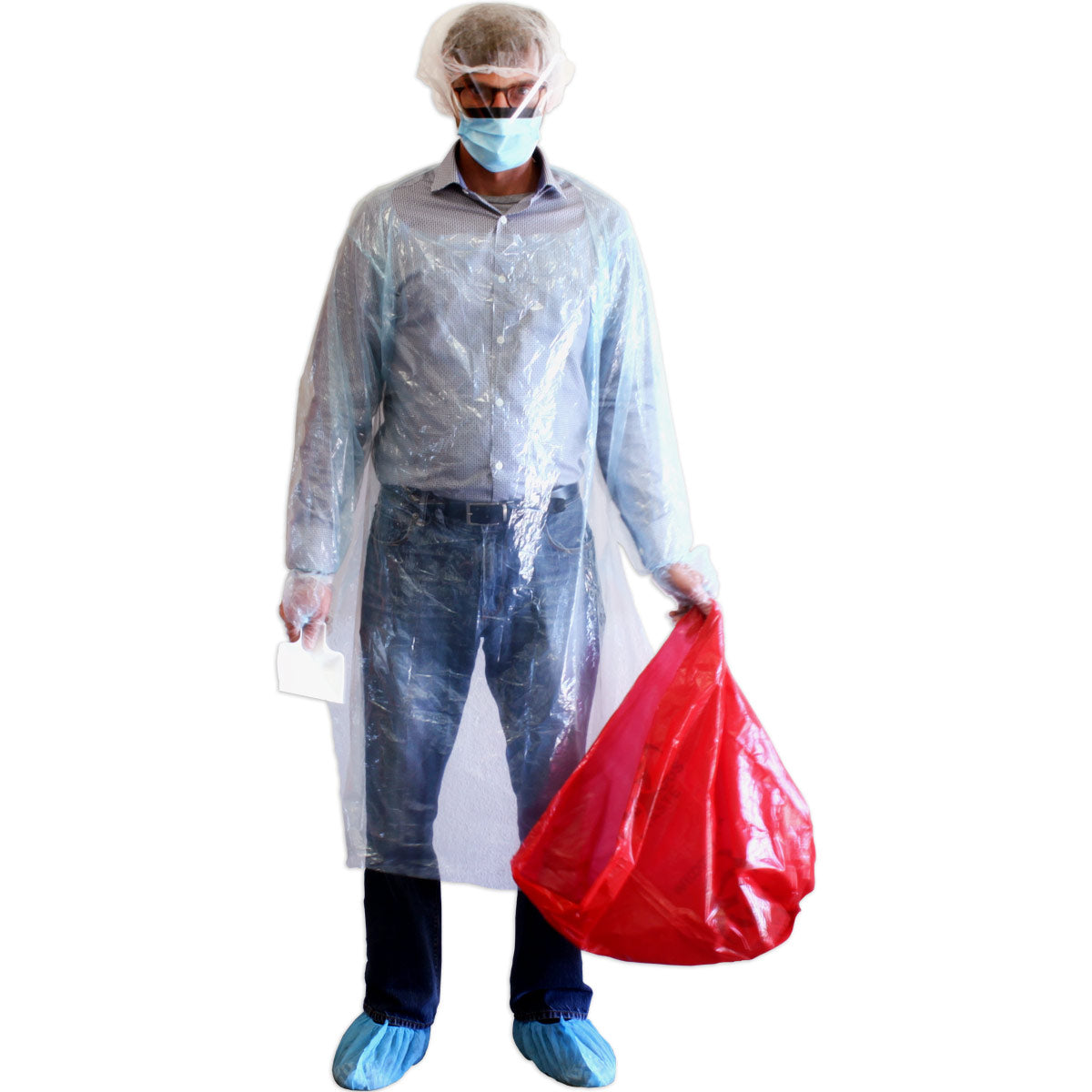 BBP / Bodily Fluid Protection Kit with Bonus 6 piece CPR kit for additional Rescuer Protection quakekits.com