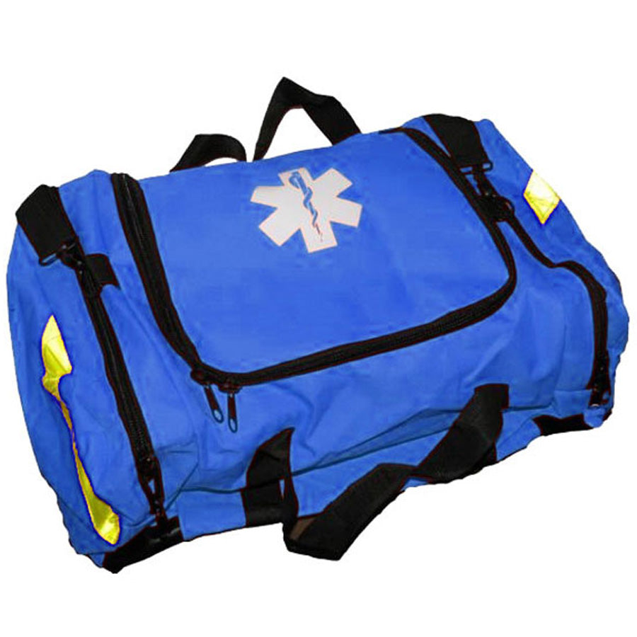 Empty First Responder Bag w/ Rigid Foam Divider Insert - Blue quakekits.com