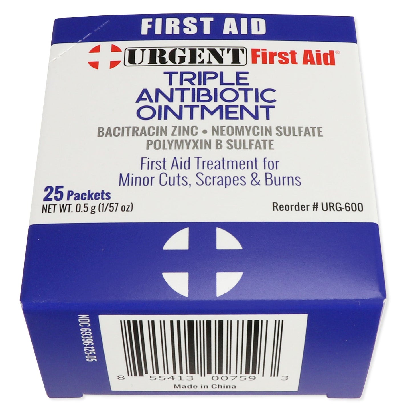 Triple Antibiotic Ointment, 0.5gm, 25 per box quakekits.com