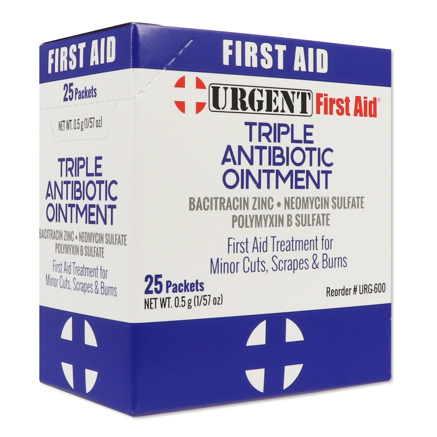 Triple Antibiotic Ointment, 0.5gm, 25 per box quakekits.com