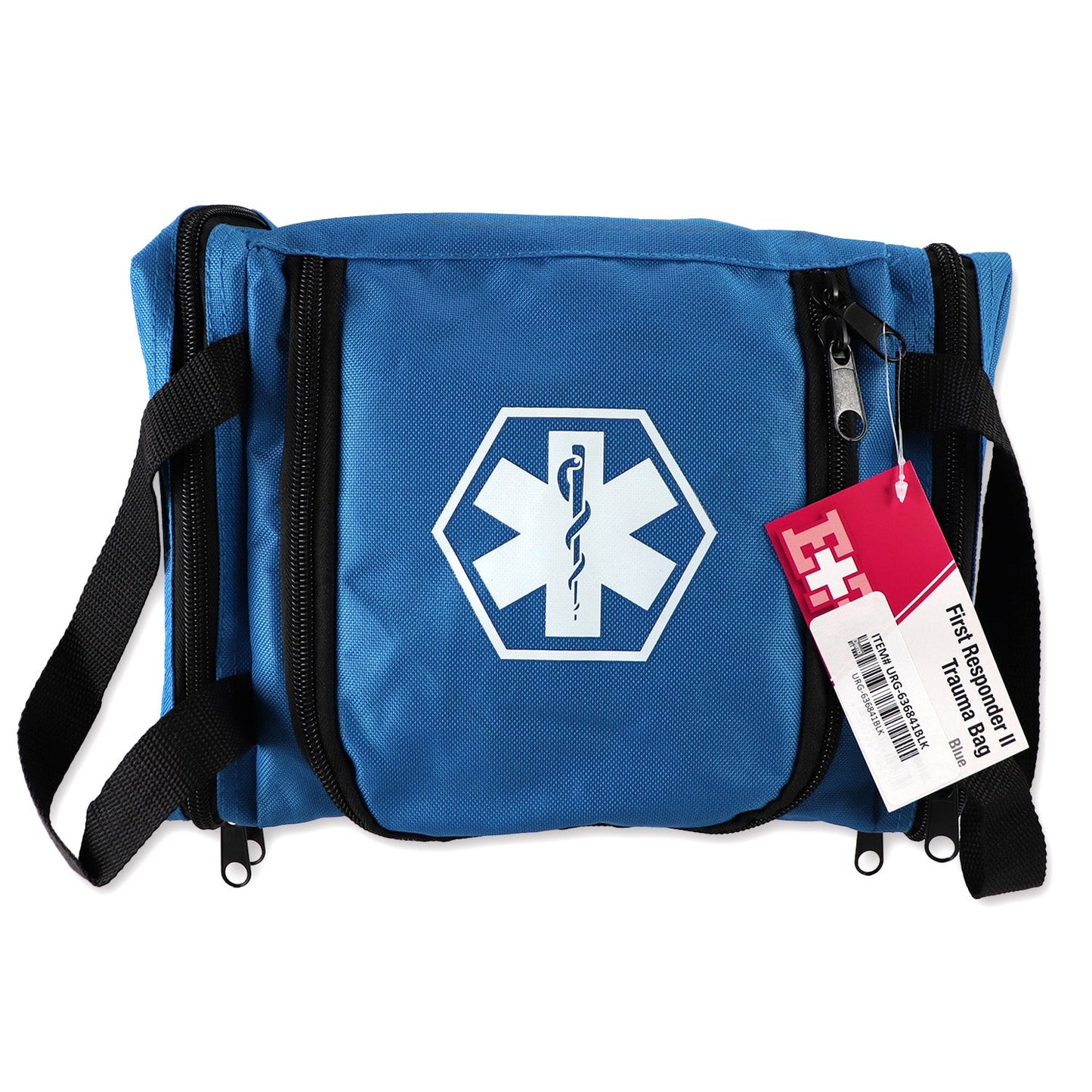 80 Piece First Responder Kit / Jump Bag - Blue quakekits.com
