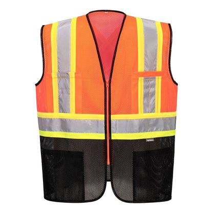Hi Vis Back Contrast Executive Vest Armed American Supply