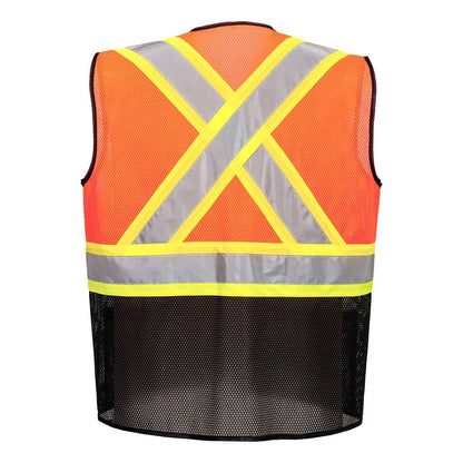 Hi Vis Back Contrast Executive Vest Armed American Supply