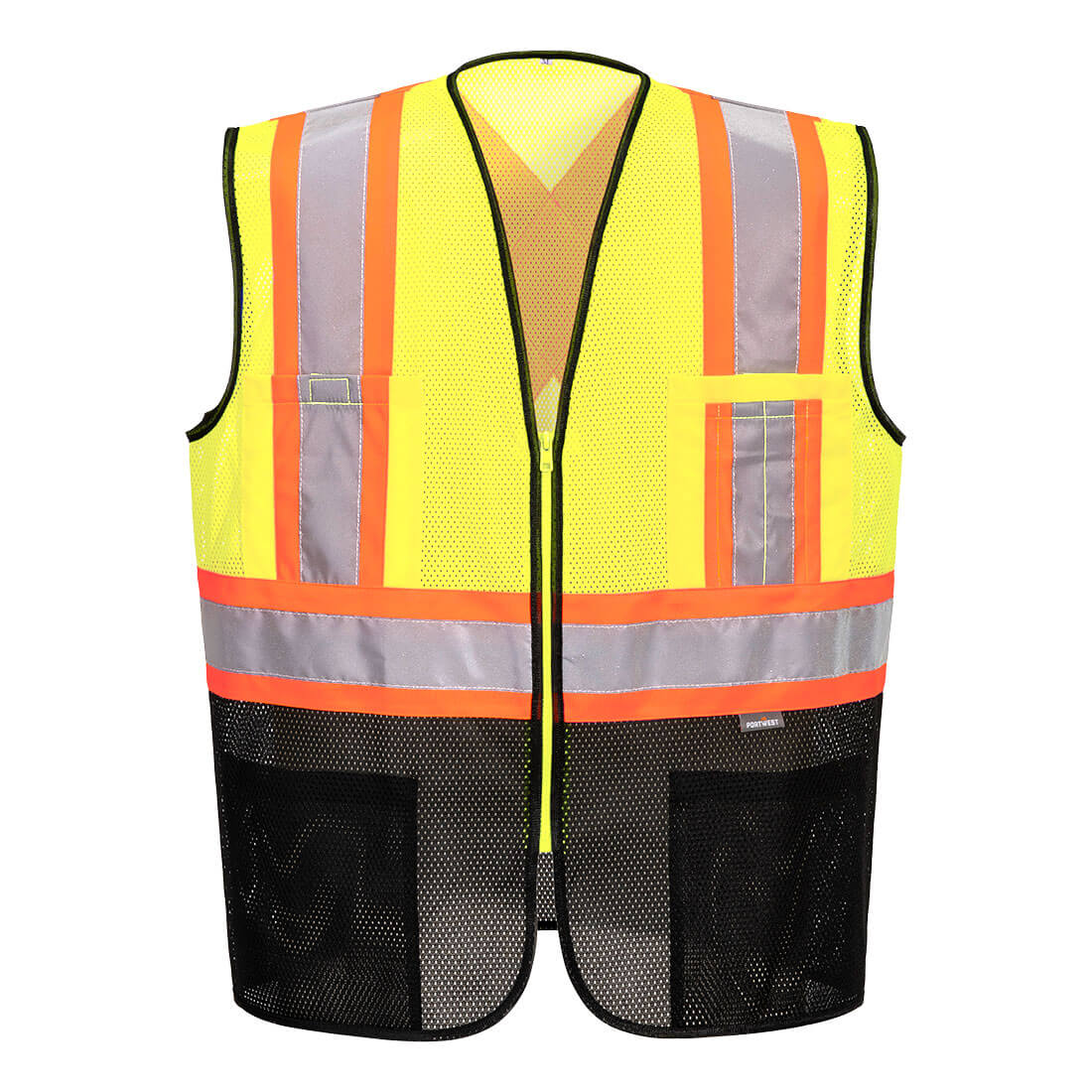 Hi Vis Back Contrast Executive Vest Armed American Supply