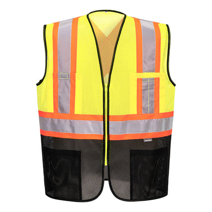 Hi Vis Back Contrast Executive Vest Armed American Supply