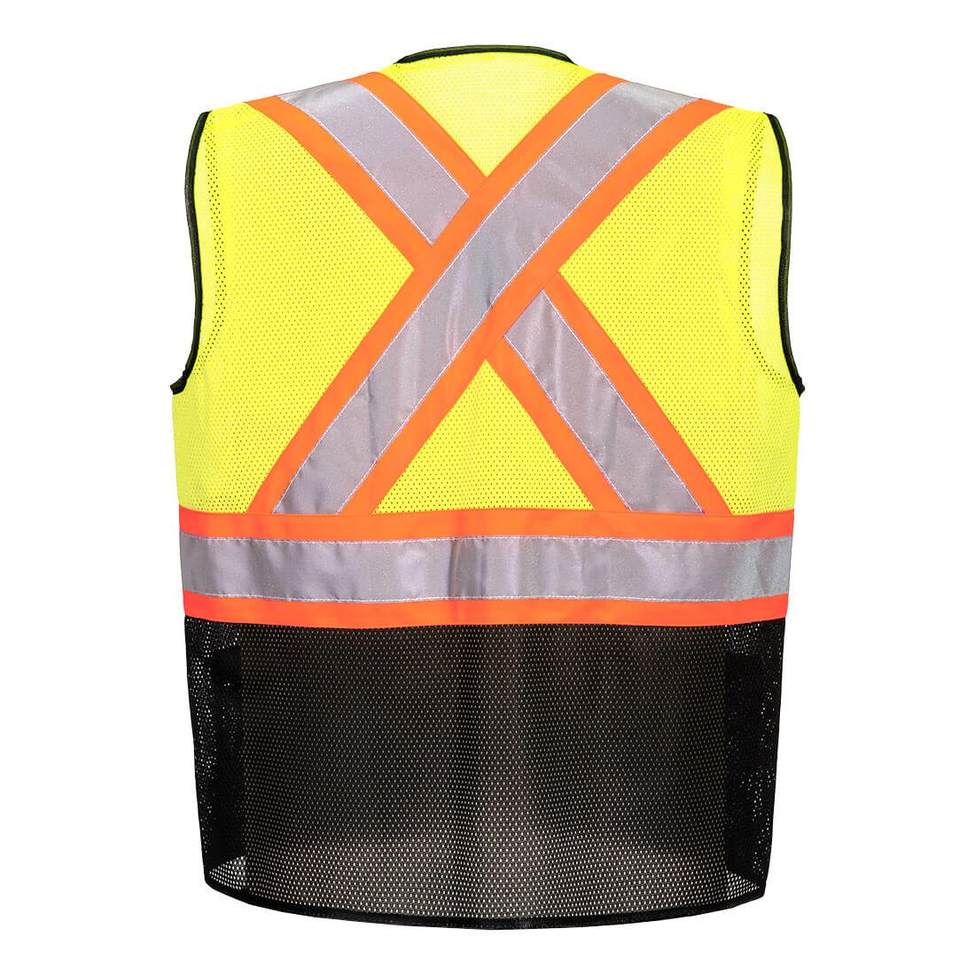 Hi Vis Back Contrast Executive Vest Armed American Supply