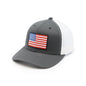 USA Flag PVC Patch Hat Shield Republic
