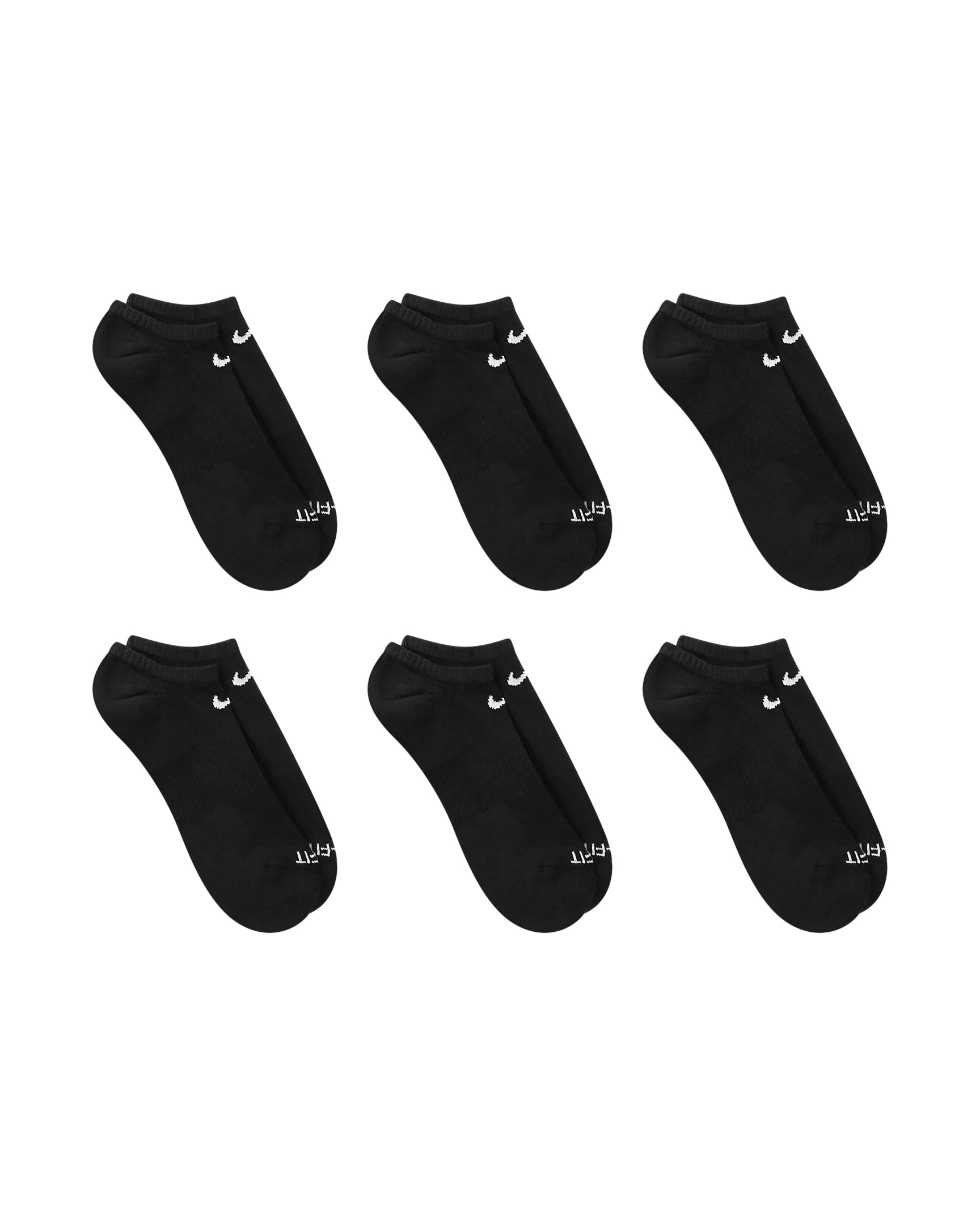 Nike 6-Pack Everyday Plus No Show Socks - Black Denim Exchange