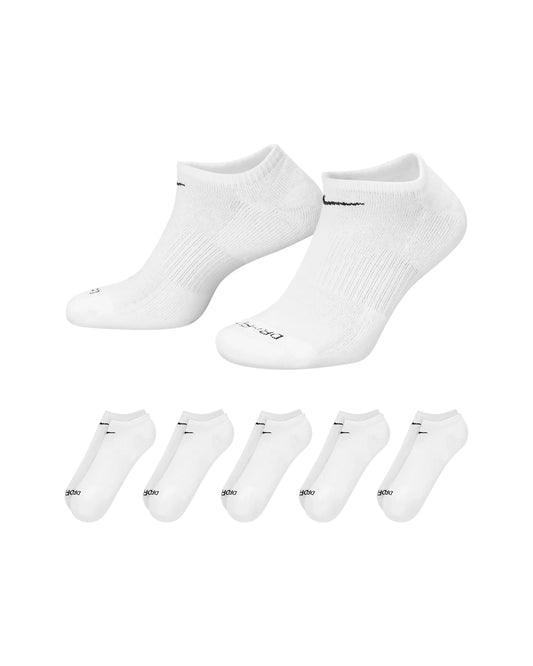 Nike 6-Pack Everyday Plus No Show Socks - White Denim Exchange
