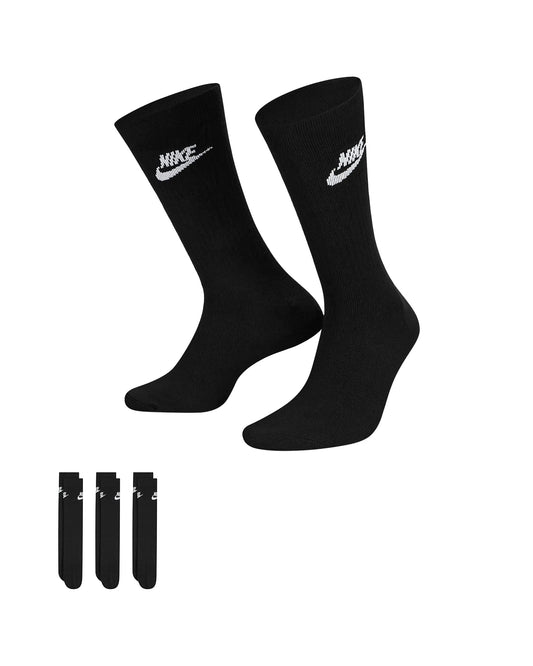 Nike 3- Pack Sportswear Everyday Essential Socks - Black Denim Exchange