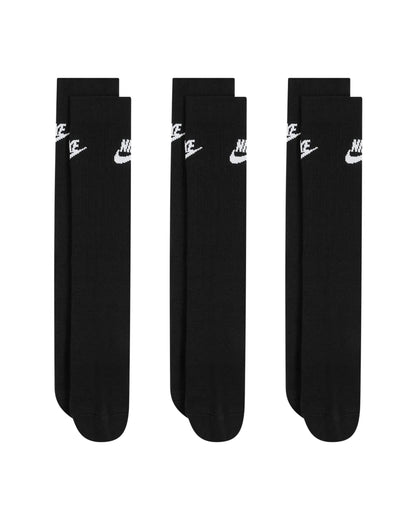 Nike 3- Pack Sportswear Everyday Essential Socks - Black Denim Exchange