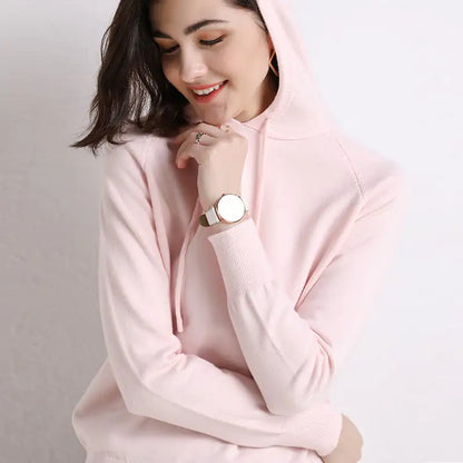 Hooded Thin Sweater for Women