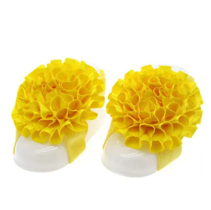 Baby Floral Headband and Foot Accessories Set