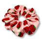 Strawberry Ribbed Scrunchie Enchanted Scrunch
