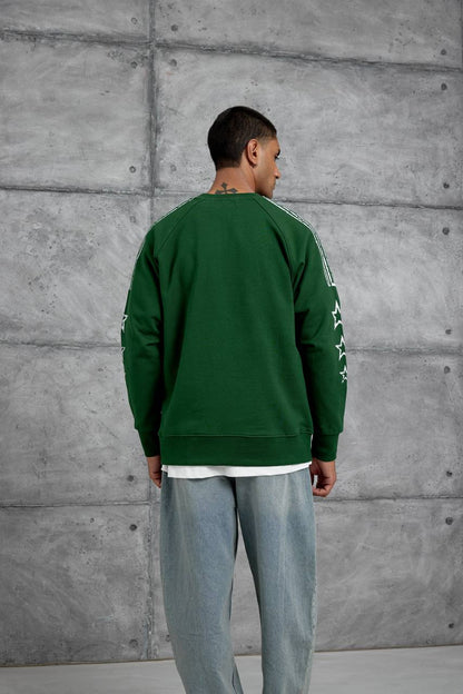 Unisex "98" Distressed Graphic Sweatshirt – Varsity Streetwear Pullover Withinblack