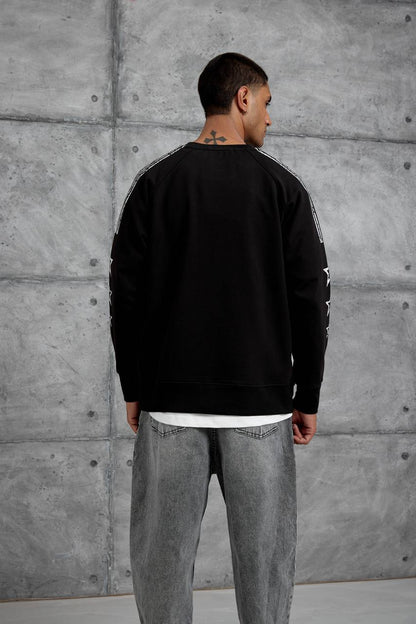 Unisex "98" Distressed Graphic Sweatshirt – Varsity Streetwear Pullover Withinblack