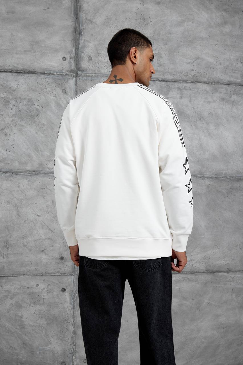 Unisex "98" Distressed Graphic Sweatshirt – Varsity Streetwear Pullover Withinblack