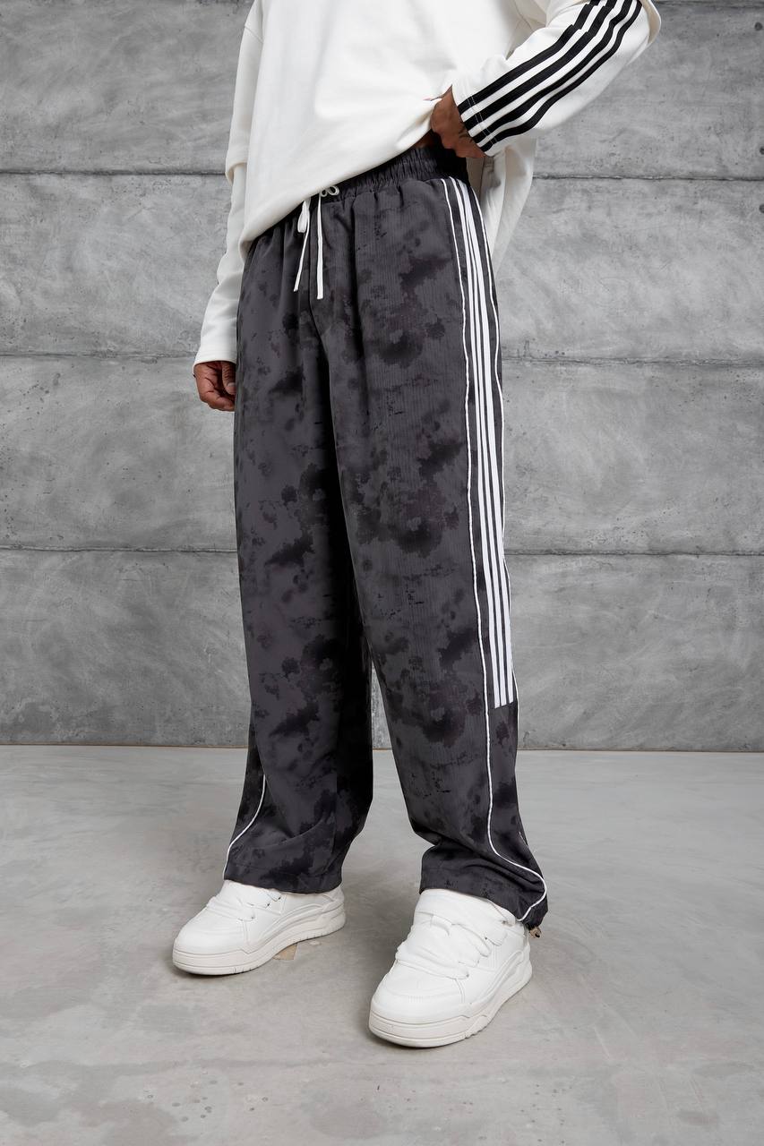 Unisex Cloud Wash Side Stripe Joggers – Streetwear Sweatpants Withinblack