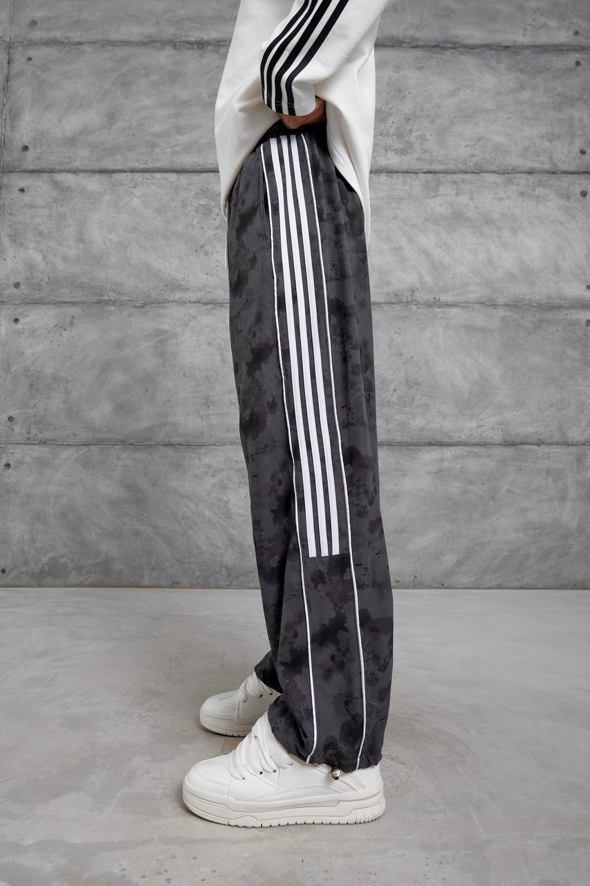 Unisex Cloud Wash Side Stripe Joggers – Streetwear Sweatpants Withinblack