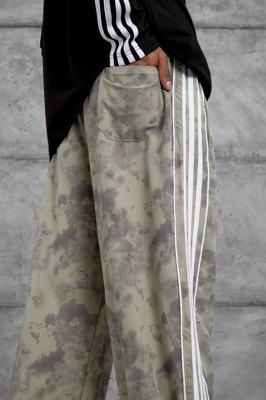 Unisex Cloud Wash Side Stripe Joggers – Streetwear Sweatpants Withinblack