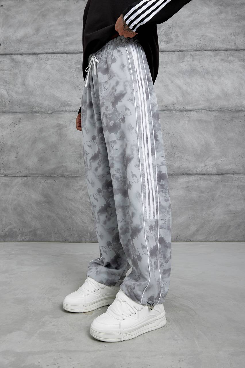 Unisex Cloud Wash Side Stripe Joggers – Streetwear Sweatpants Withinblack