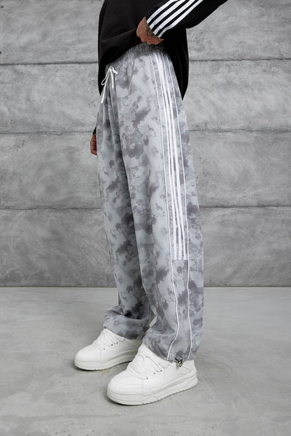 Unisex Cloud Wash Side Stripe Joggers – Streetwear Sweatpants Withinblack