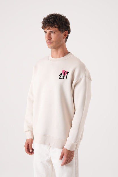 Unisex Oversized Mona Lisa Sweatshirt Withinblack