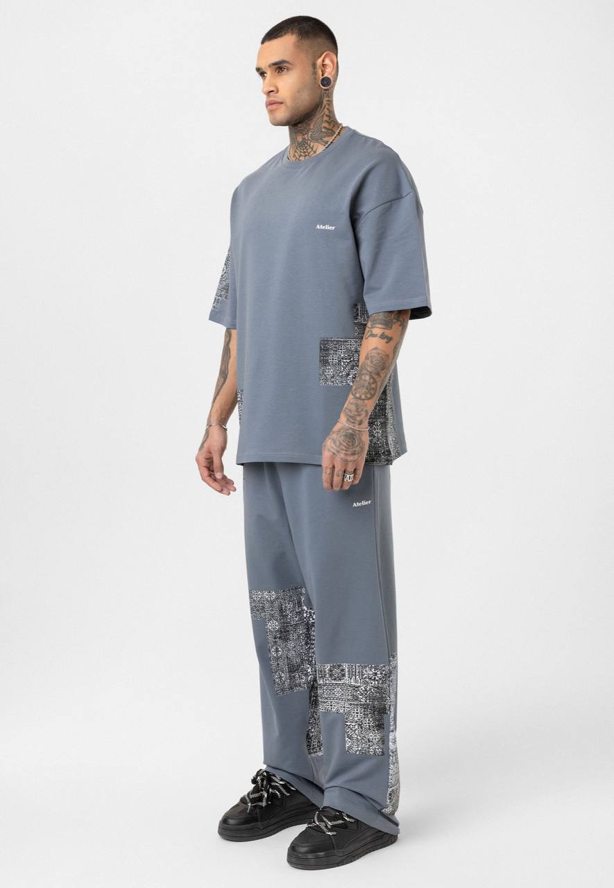 Unisex Patterned Tracksuit Set Withinblack