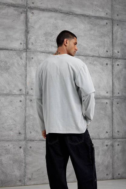 Unisex "Post Malone" Graphic T-Shirt – Layered Oversized Pullover Withinblack